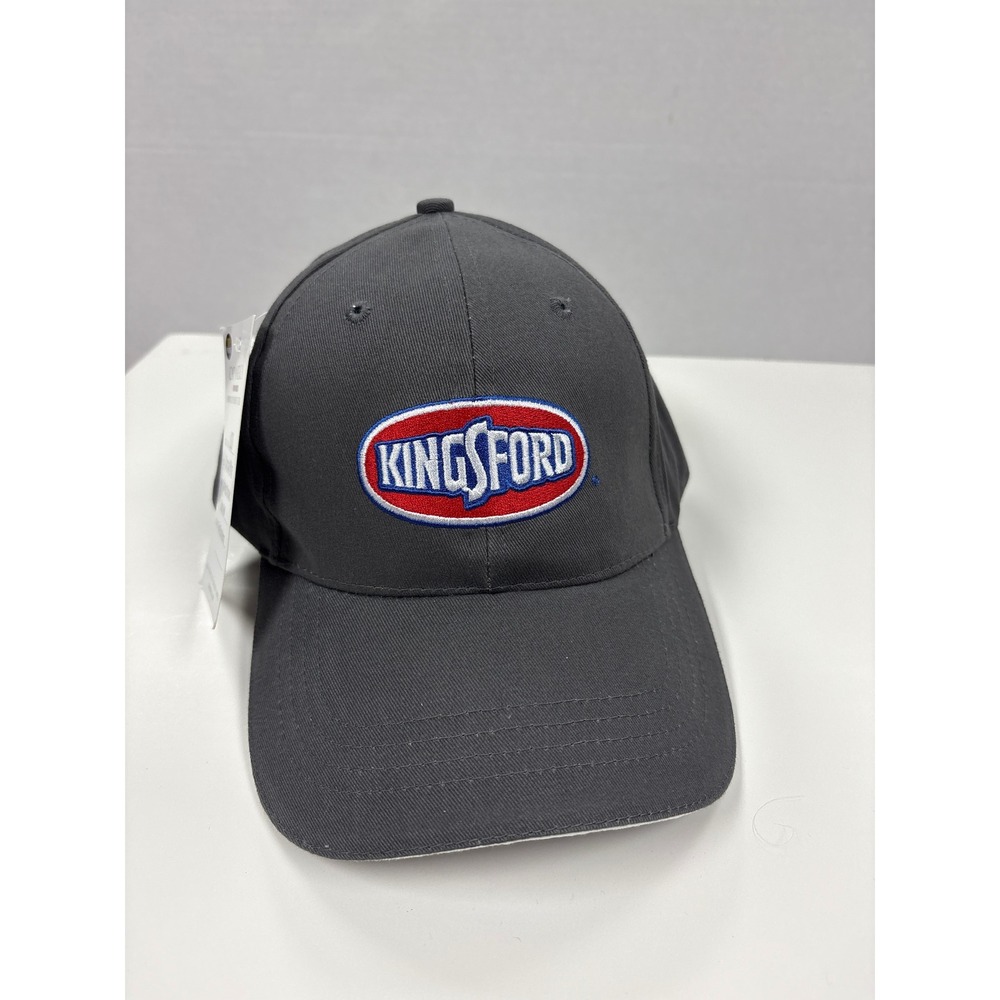 Kingsford Charcoal Hat Cap America X200 Gray Cotton Twill Adjustable NWT
